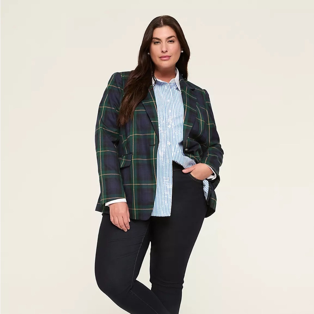 Lane Bryant Perfect Drape One-Button Blazer